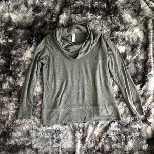 Green Tea Cowl Neck Sweater. Medium